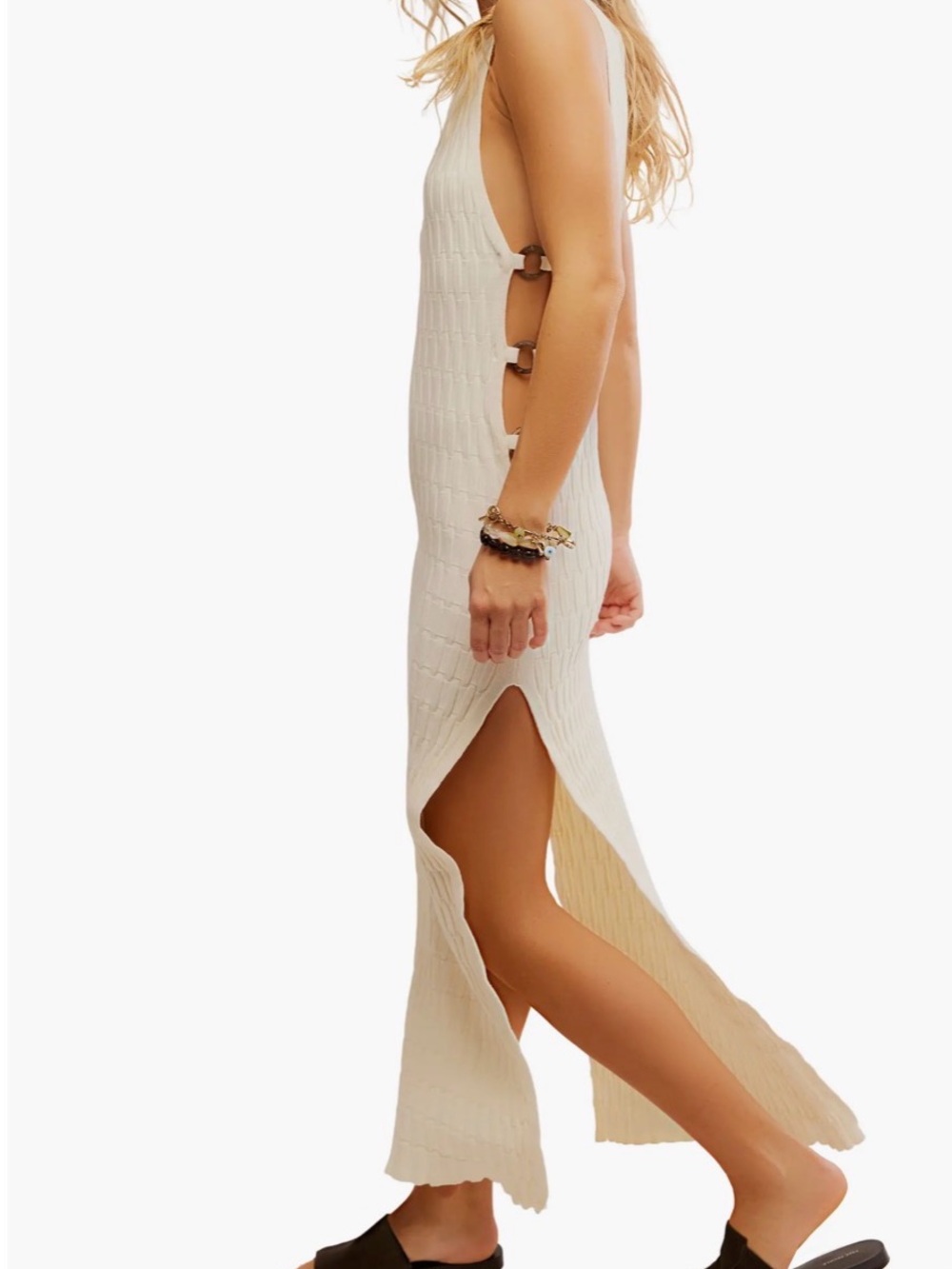 Free People Beach Lilliana Texture Sleeveless Maxi Dress SOLD OUT $88 Medium